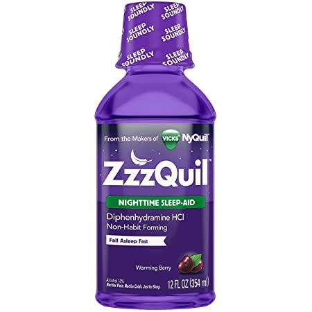 ZzzQuil Night Time Sleep Aid Liquid Midnight Berry - 354ml