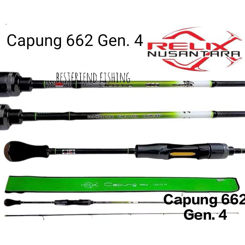 Joran Ultralight Relix Capung 662 Gen 4 terbaru