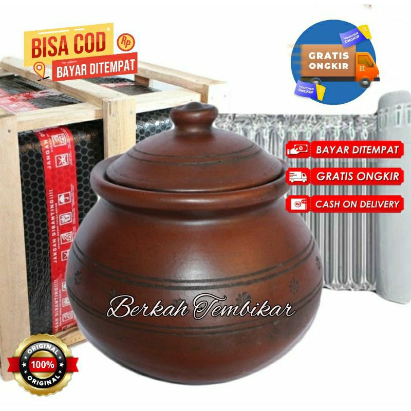 GENTONG BERAS GENTONG TANAH LIAT GENTONG PENYIMPANAN GENTONG DAWET GENTONG GERABAH