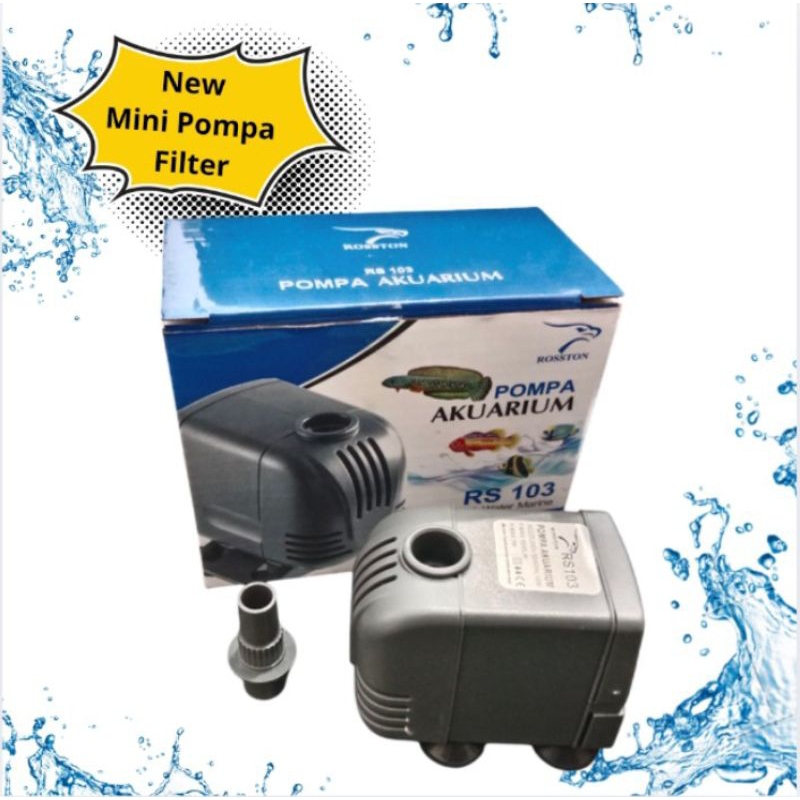 ROSSTON RS 103 POMPA KOLAM KECIL AQUARIUM AQUASCAPE