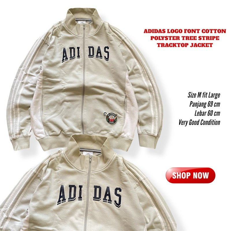 Adidas Big Logo Font Tracktop Second Original