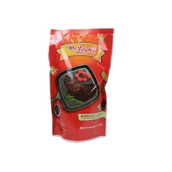 

Mc Lewis Saus BBQ 310g – Saus Barbeque Lezat untuk Marinasi & Olesan Daging Panggang