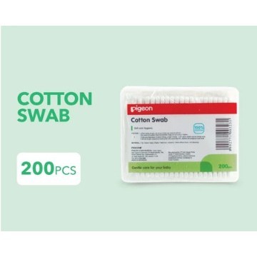 Pigeon Baby Cotton Swab | Cotton Buds | Bud Pembersih Telinga Isi 200 Pc