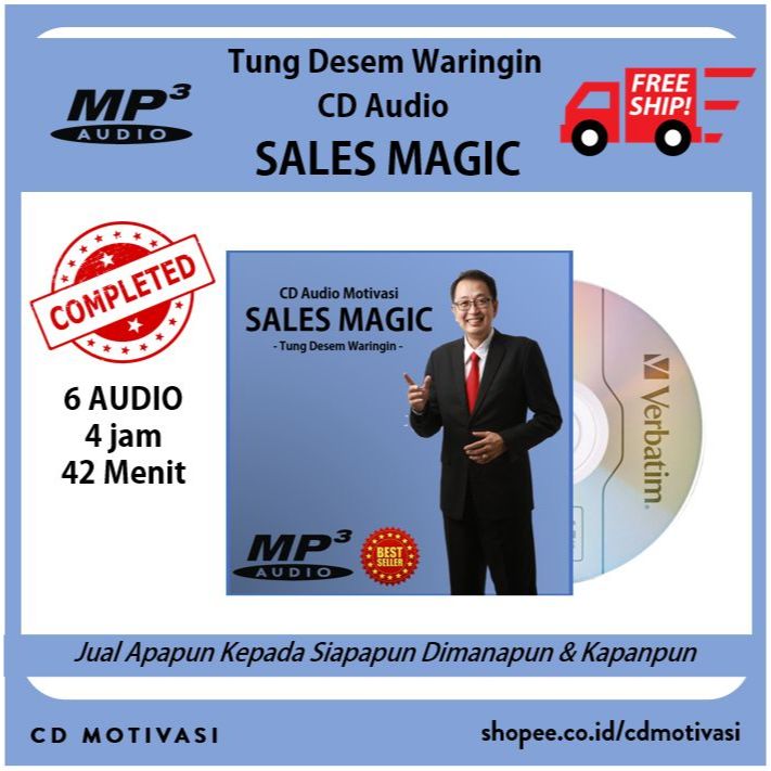 Sales Magic Audio Motivasi - Tung Desem TDW - Menjual Apapun Kepada Siapapun Dimanapun dan Kapanpun