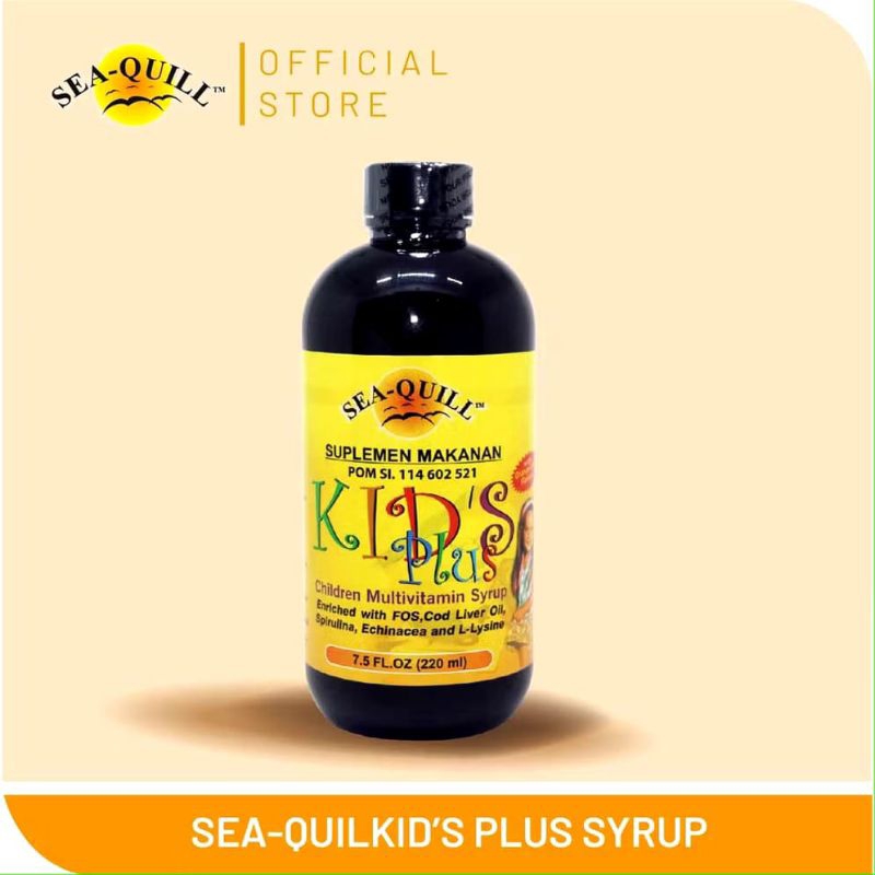 

SEA-QUILL KIDS PLUS Syrup Multivitamin - 220 ml (000117) BPOM