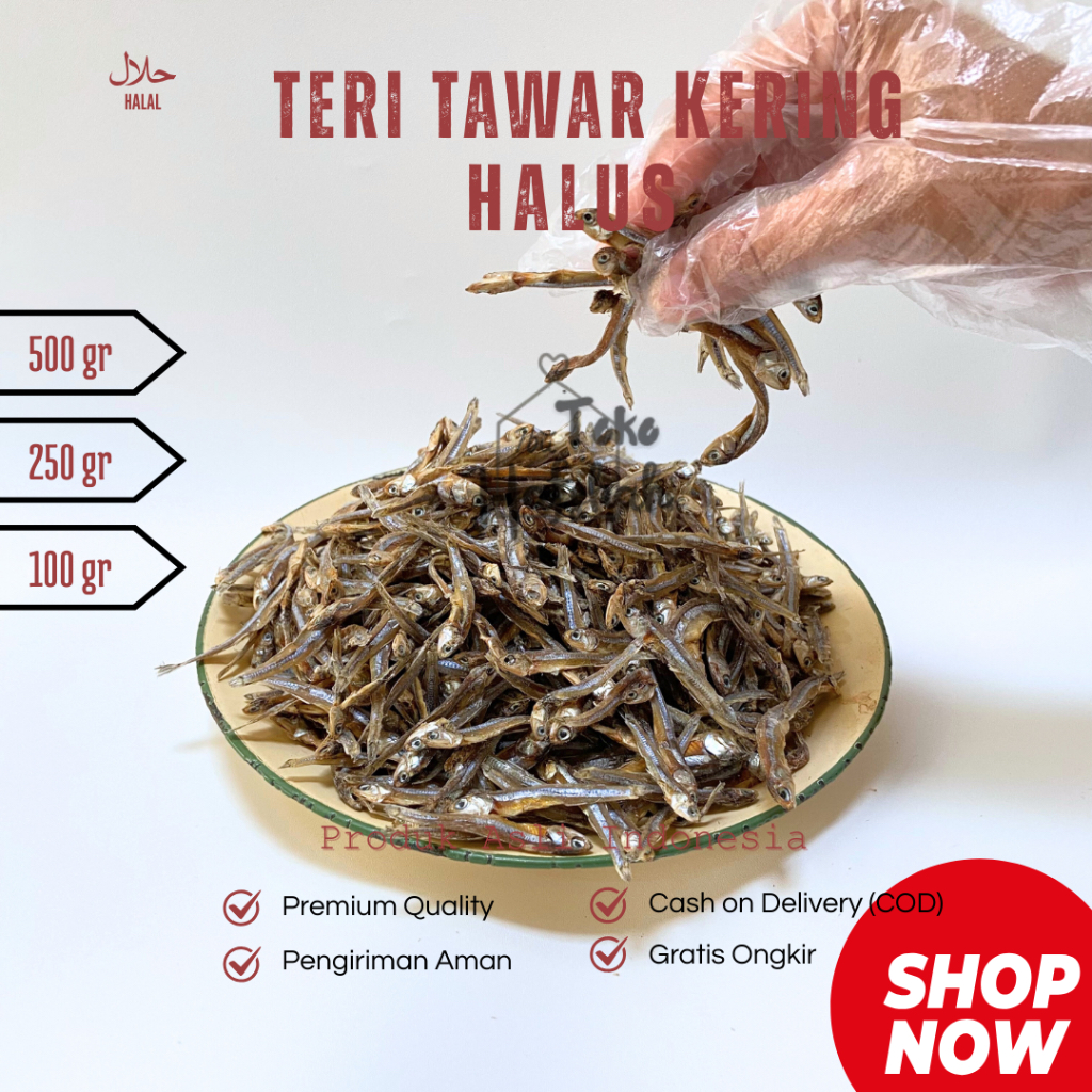 

Ikan Asin Teri Tawar Kering Halus | Bada Balang Halus | Bada Balang | Teri Tawar | Bada Tawar