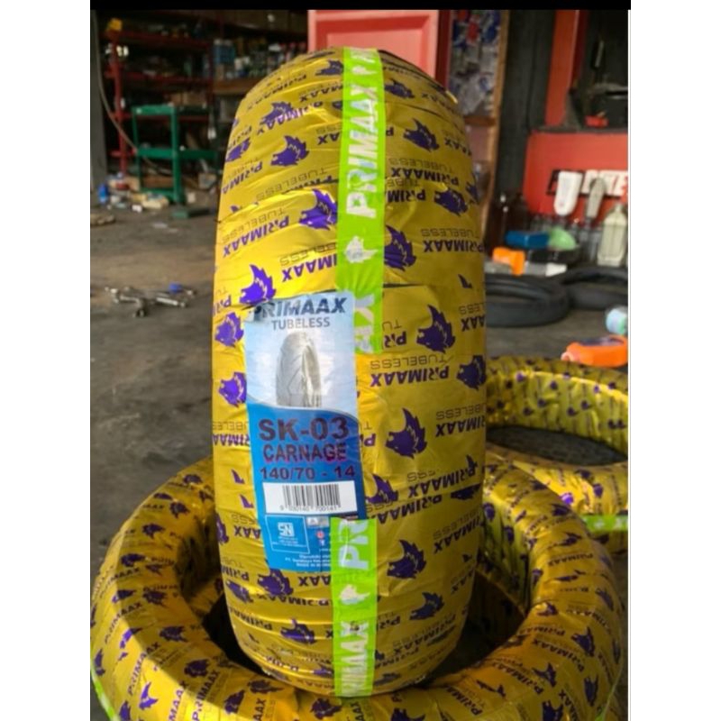 BAN PRIMAX SK03 140/70-14 TUBLES/BAN BELAKANG PRIMAX NEW AEROX/BAN BELAKANG YAMAHA AEROX/BAN LUAR BE
