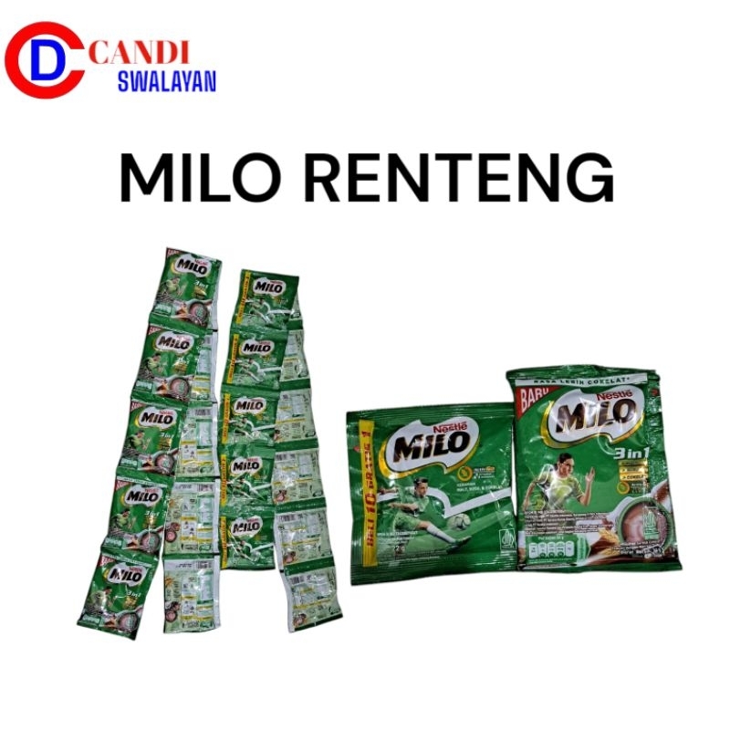 

MILO Susu Bubuk Renteng isi 10saset