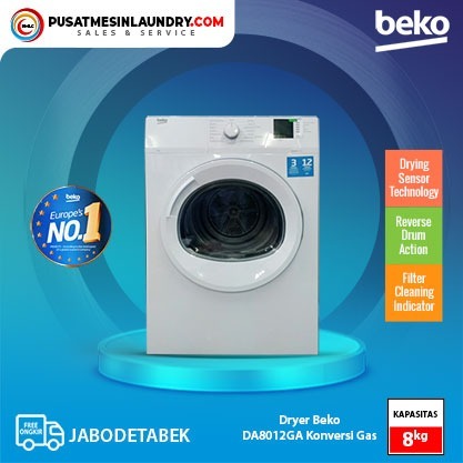 Dryer Beko DA8012GA 8 Kg Konversi GAS