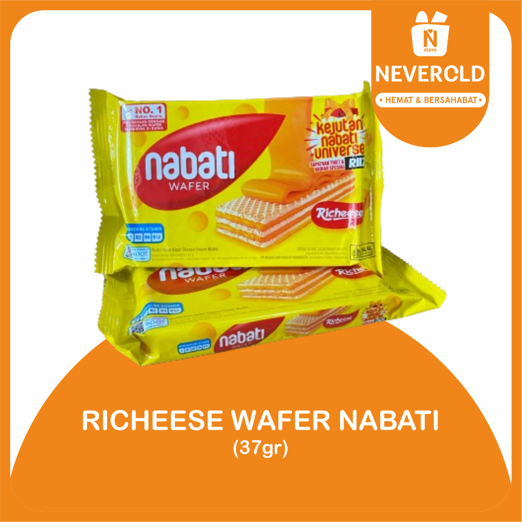 

RICHEESE NABATI WAFER KEJU @37gr