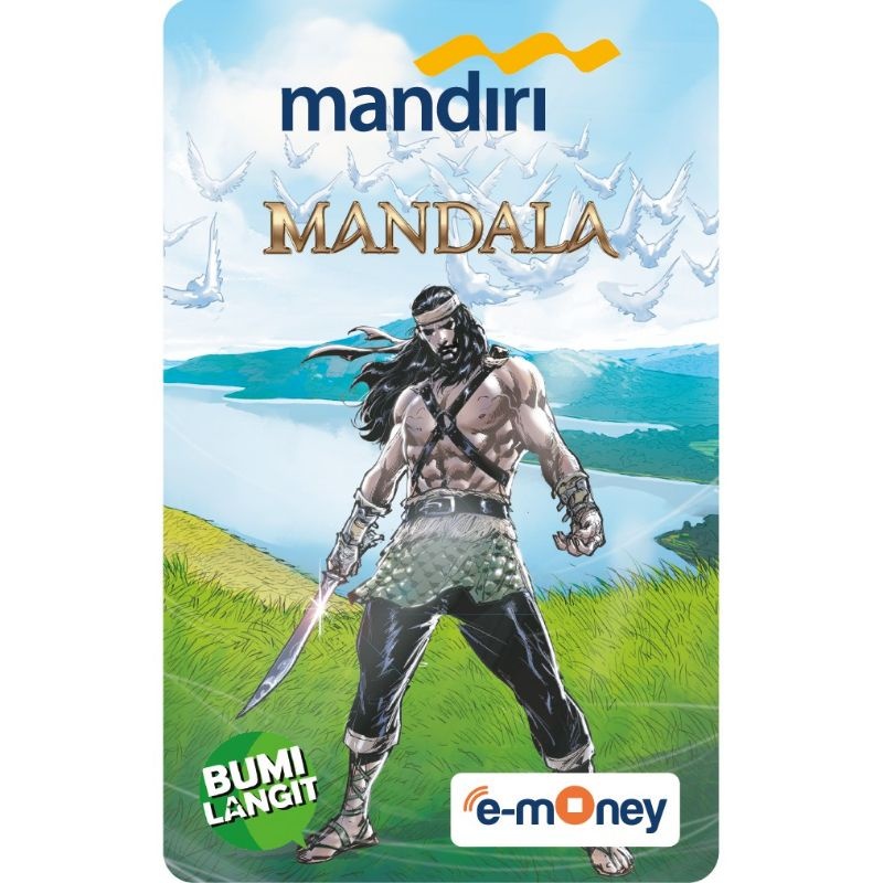 Mandiri E-Money Original bukan custom edisi MANDALA BUMI LANGIT
