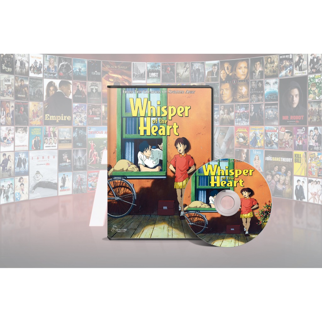 DVD Film Animasi Ghibli Whisper Of The Heart (1995)