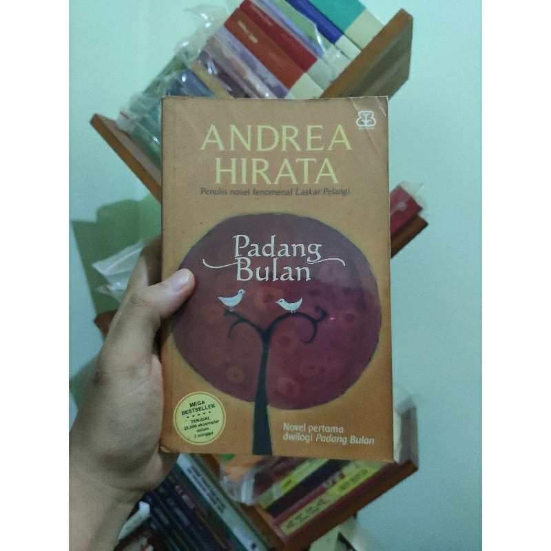 [PRELOVED ORI] Padang Bulan Cinta Di Dalam Gelas - Andrea Hirata Buku Bekas