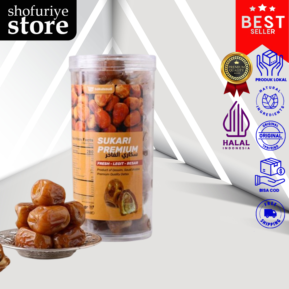 

Kurma Sukari Kurma Raja 500gr Lembut Manis Legit Premium