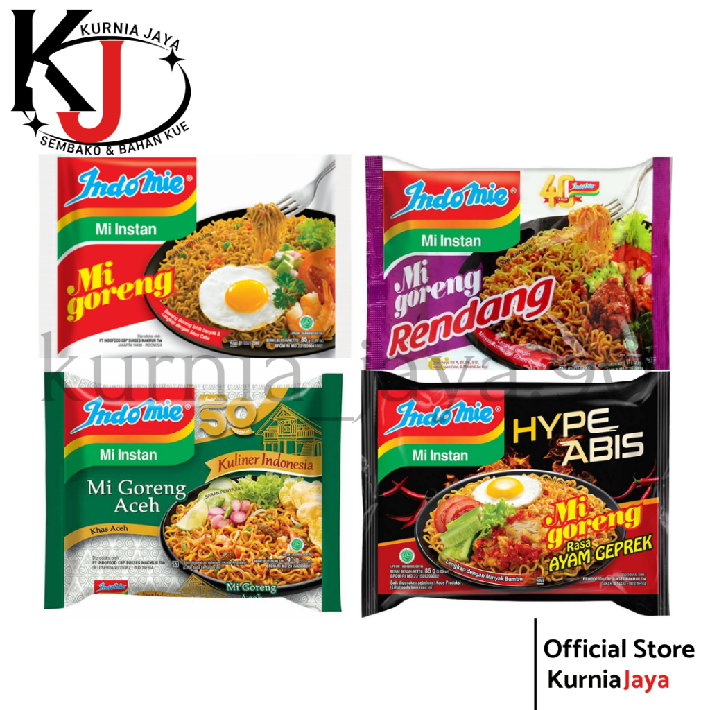 

[ INDOMIE ] Mie Instan Goreng, 5pcs
