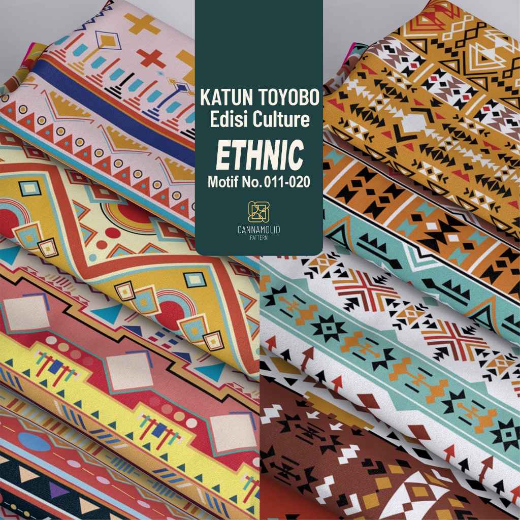 Kain Toyobo Motif ETNIK | Lebar 145cm | ETHNIC 11-20