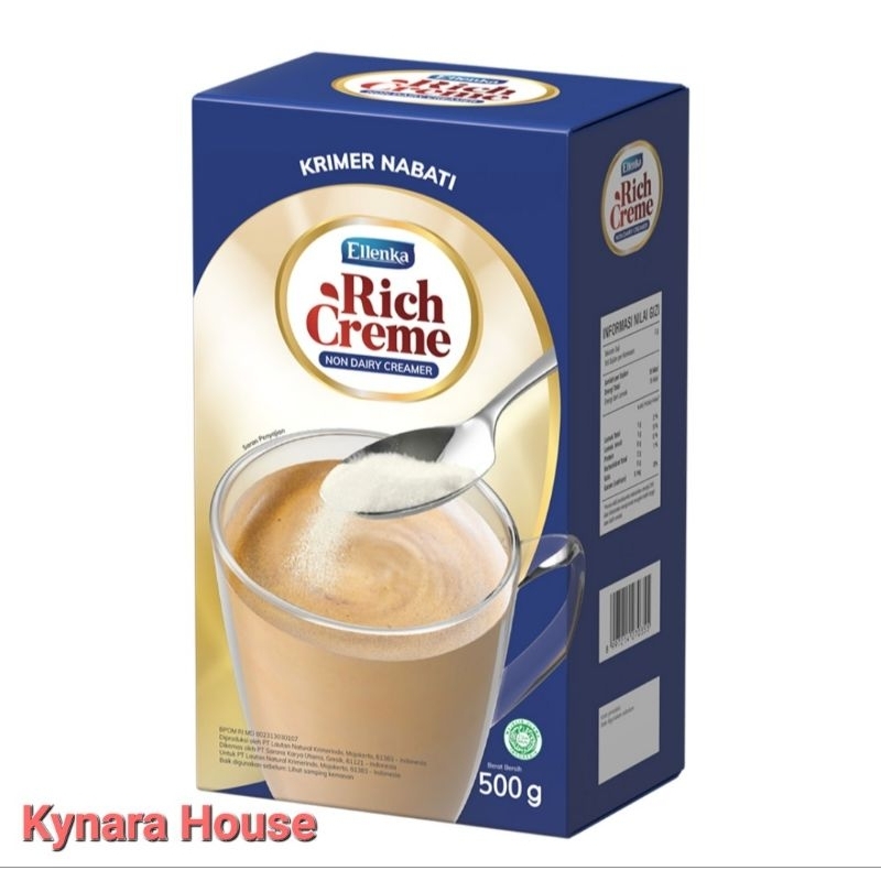 

Ellenka Rich Creme Krimer Nabati Non Dairy 500gr