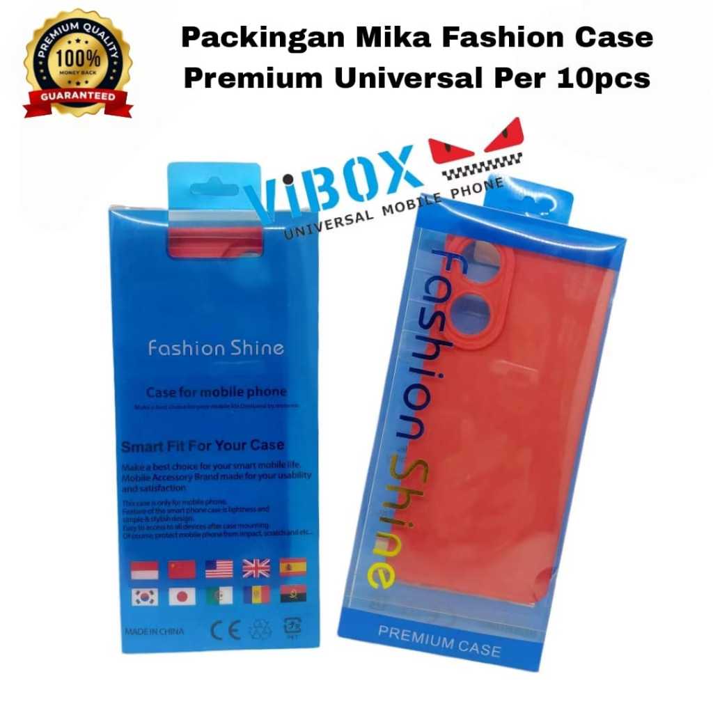 (10 PCS) Packing Mika Fashion Case Premium Packing Universal Case Hp internasional Cocok buat Semua 