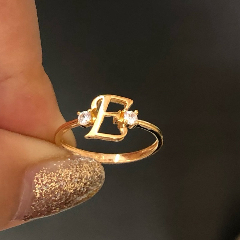 A13/SUL- CINCIN HURUF E 0.87GR KADAR 300 UKURAN 11