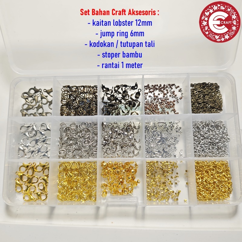 SET BAHAN CRAFT DIY GELANG | KAITAN KERAJINAN MERONCE