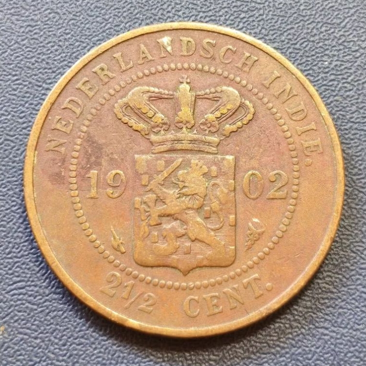 Koleksi Koin Benggol 2½ Cent Tahun 1902