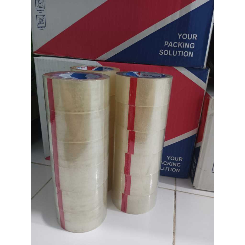 

Lakban Bening / Coklat 45 mm x 90 meter / 100 yard ekonomis