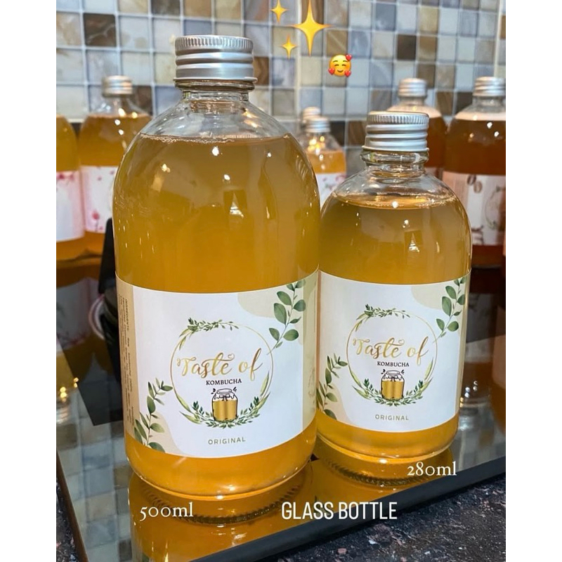 

[Khusus Instant] BASIC Kombucha Glass Bottle 280ml & 500ml