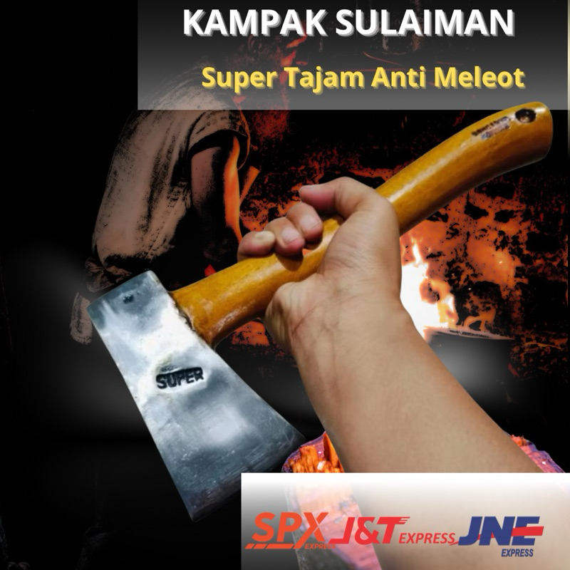 [ KAMPAK BAJA 100% ] > Kampak Sulaiman Super Tajam Multiguna