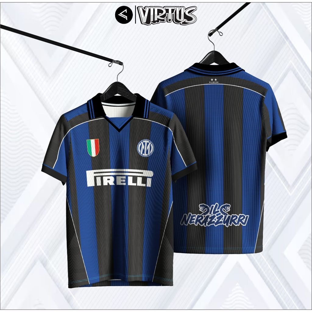 Virtus Jersey Intermilan Fantasy / Jersey Vintage /  Jersey  Kain Embos