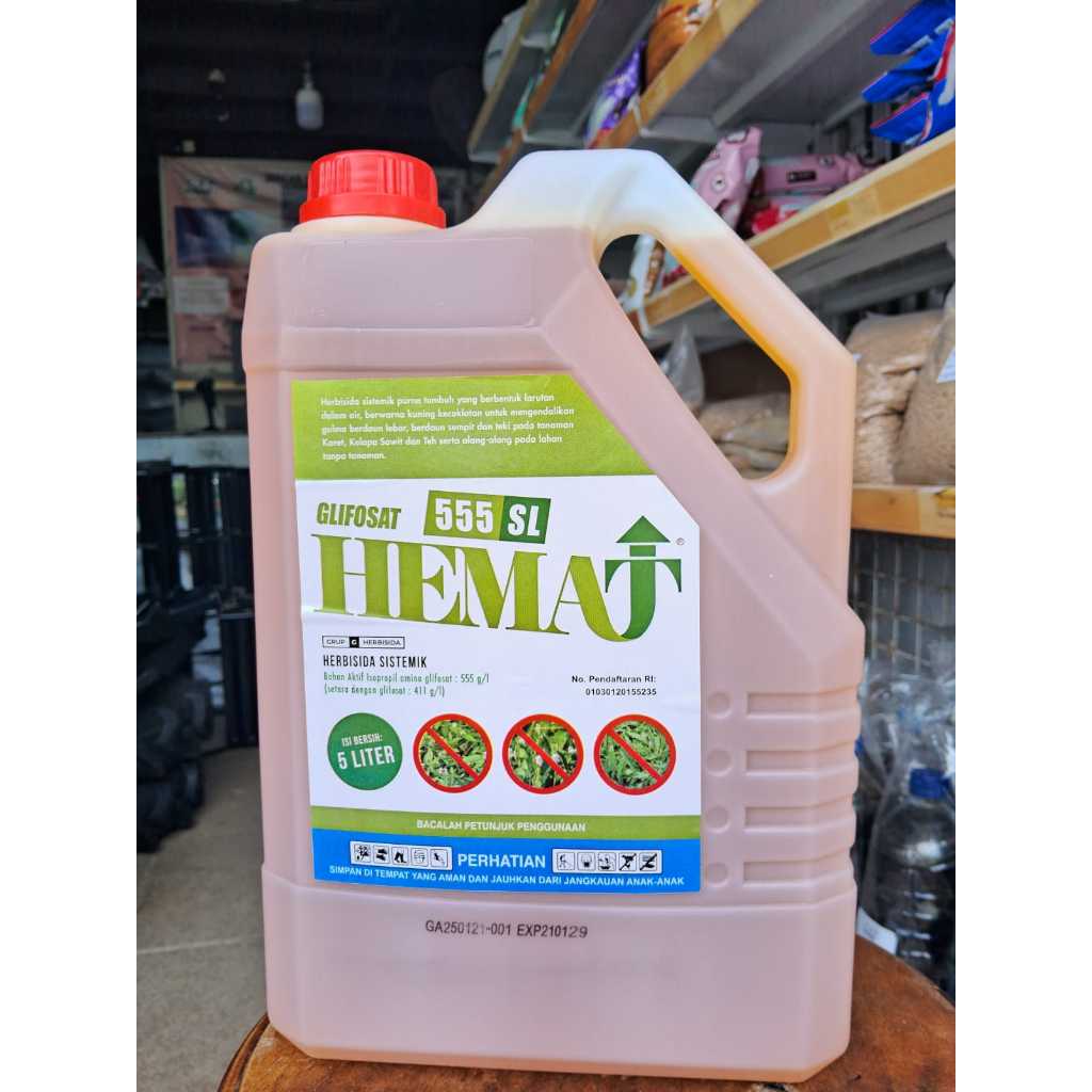 Hemat Glifosat 555 SL / Herbisida Sistemik