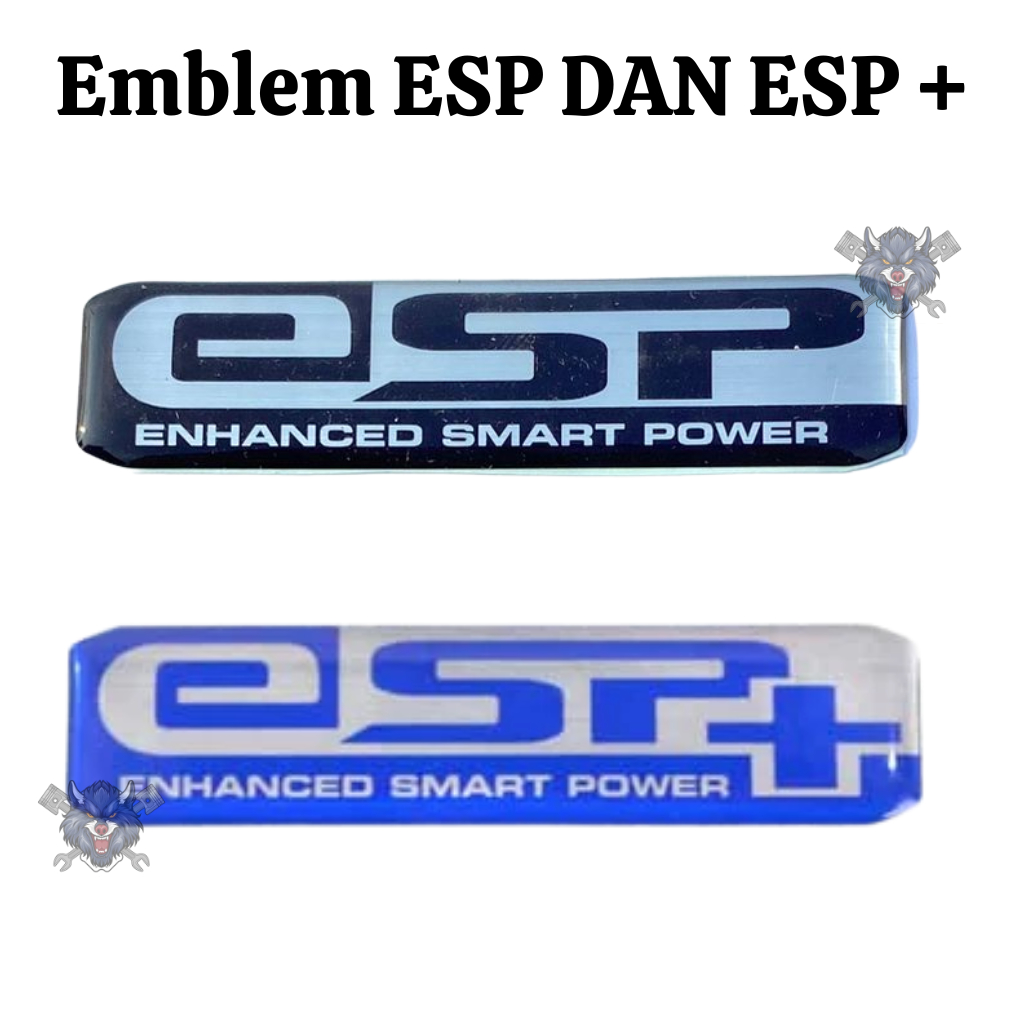 Stiker emblem esp+ plus biru honda beat vario scoopy pcx timbul vario beat adv scoopy