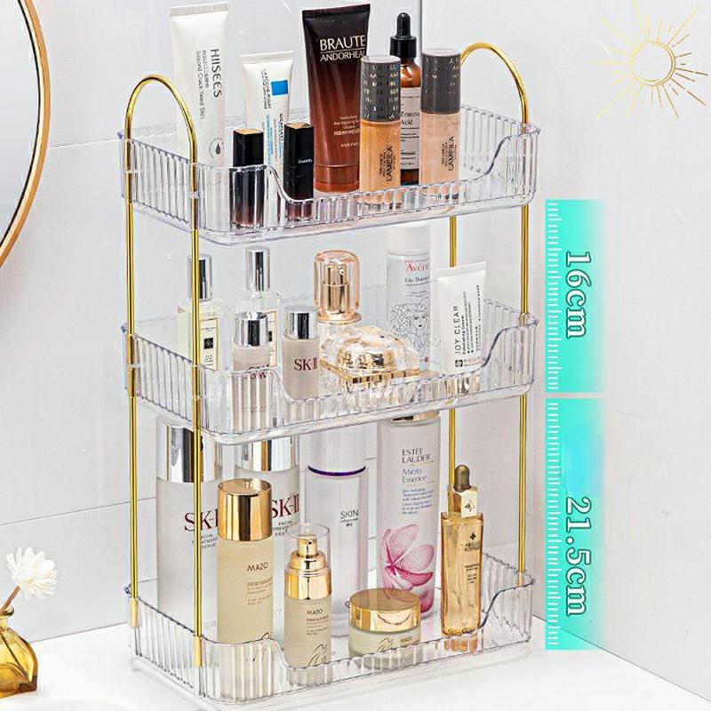 rak makeup kosmetik  tempat kosmetik aesthetic  tempat makeup akrilik  Rak Kosmetik / Rak Makeup / R