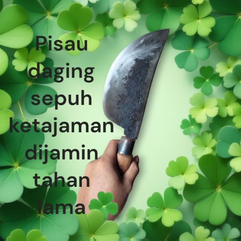 pisau daging pisau cacah daging dan tulang