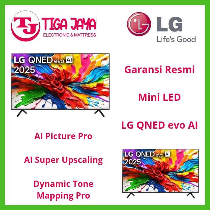 LG 85QNED92ASA QNED TV 85 INCH 4K UHD SMART TV LG QNED EVO AI 85QNED92