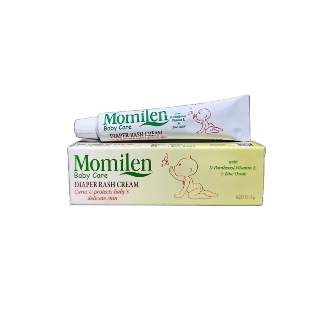 Momilen Diaper Rash Cream 15 gram - Salep Ruam Popok [Tembalang]