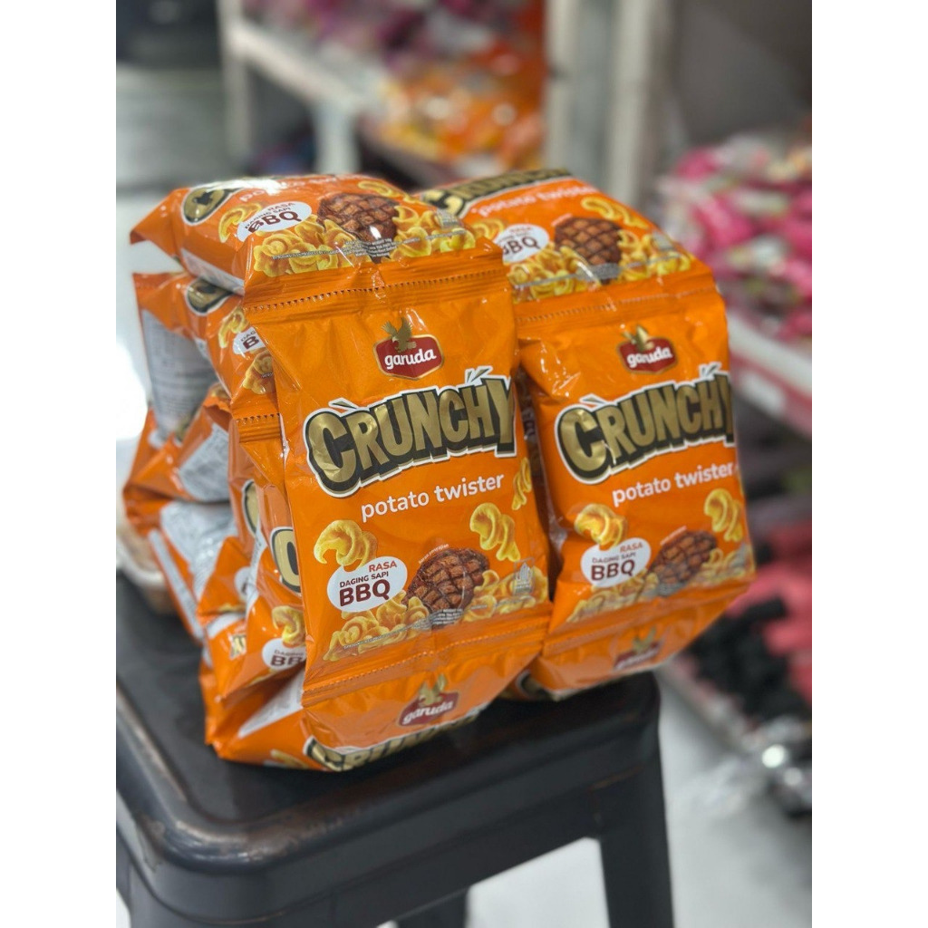 

[140gram] S160 | [POTA5 – RENCENG] Garuda Crunchy Potato Daging Sapi BBQ Renceng isi 10 Pcs