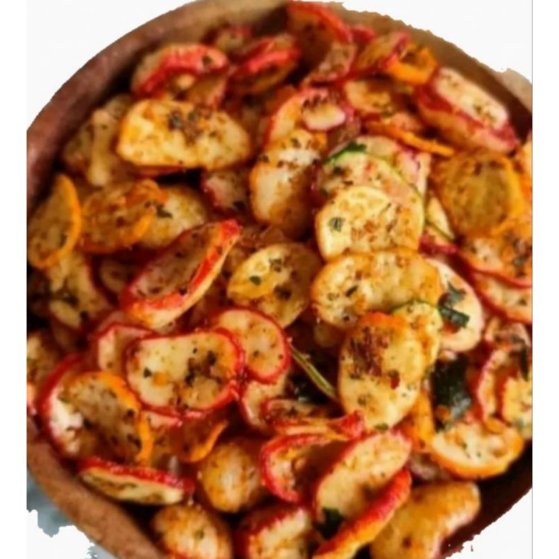 

Seblak kering cikruh kerupuk daun jeruk