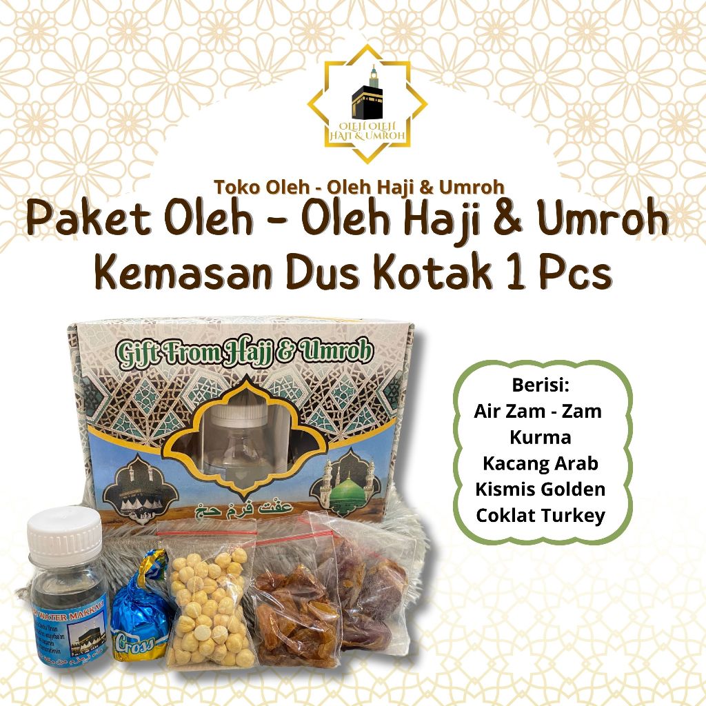 

PAKET OLEH OLEH HAJI DAN UMROH KEMASAN DUS KOTAK ASLI ORIGINAL PAKET HEMAT MURAH ASLI ORIGINAL PAKET LENGKAP OLEH OLEH HAJI DAN UMROH ISIAN KURMA AIR ZAM ZAM KACANG KISMIS COKLAT MURAH MERIAH BEST QUALITY ASLI ORIGINAL 100 % OLEH OLEH HAJI DAN UMROH MURAH