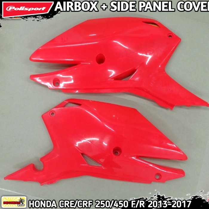HONDA CR - CRE CRF 250 450 F R 2013 2014 2015 2016 2017 - POLISPORT AIRBOX SIDE PANEL COVER BODY - T