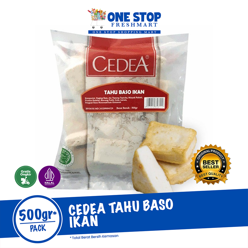 

CEDEA TAHU BASO IKAN 500GR