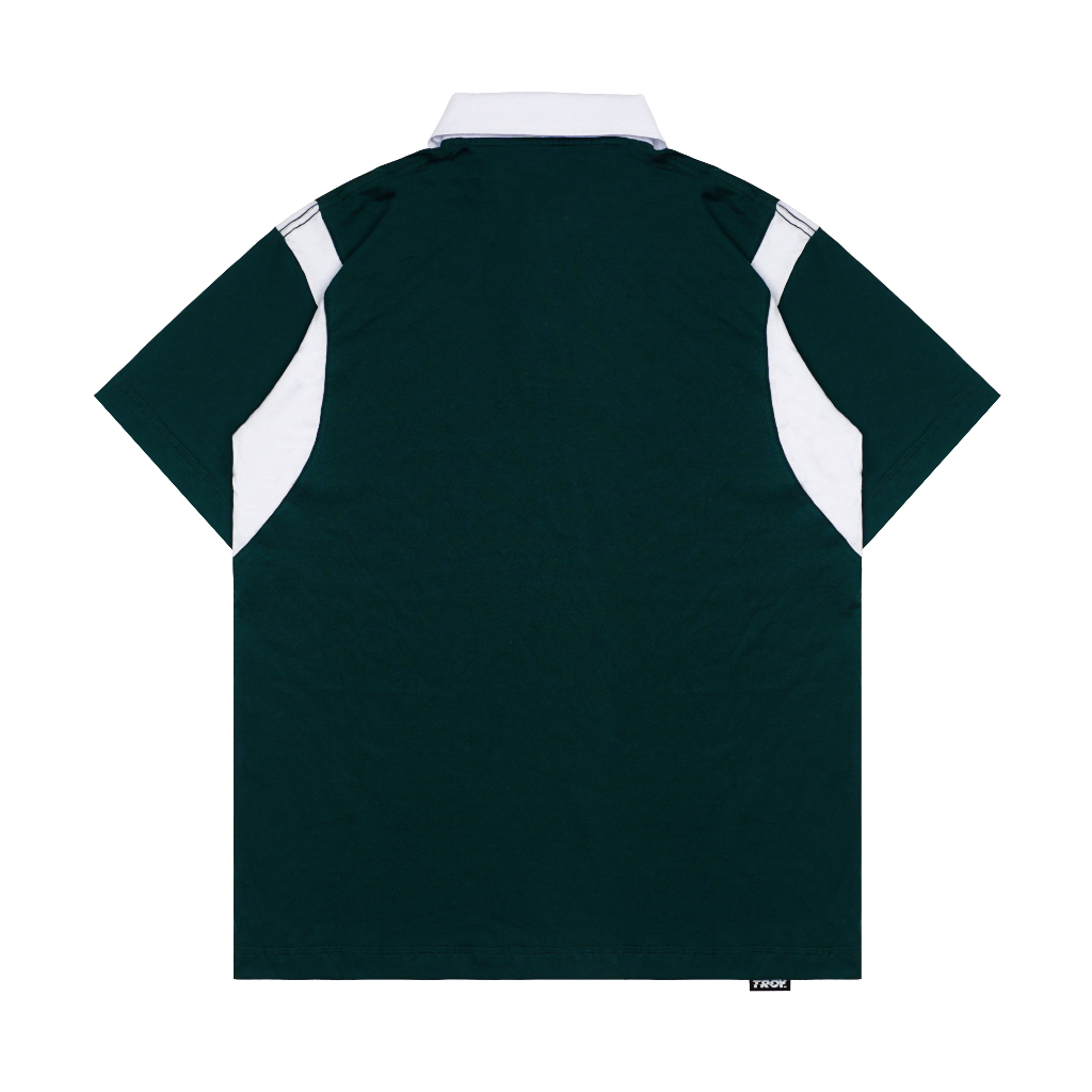 Troy Company Wangky Polo Shirt Green White CYM - Kaos Polo Wangki Hijau Putih WKD 3129