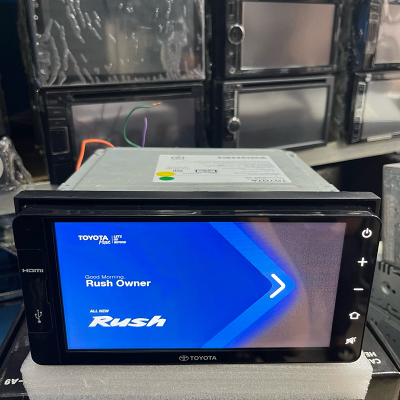 Head unit Rush 2020 origional Kenwood standard bawaan mobil kenwood seri 9