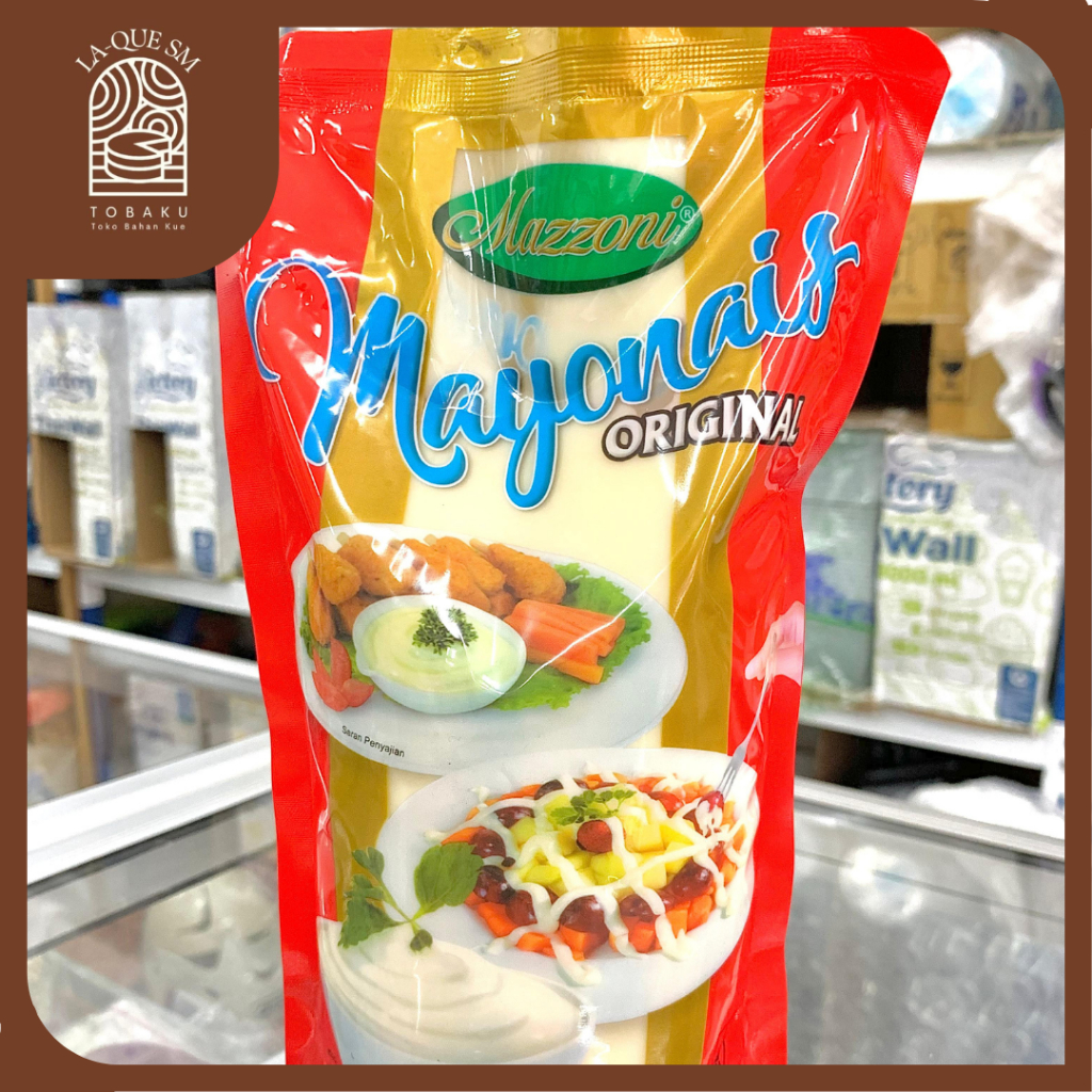

Tobaku LA-QUE SM | Mayonaise Mazzoni 1 Kg Original Saus Mayo Ori