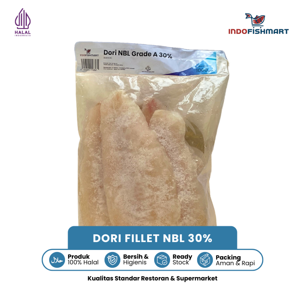 

Ikan Dory Non Blood Line (NBL) Premium Beku Frozen Kemasan 1kg