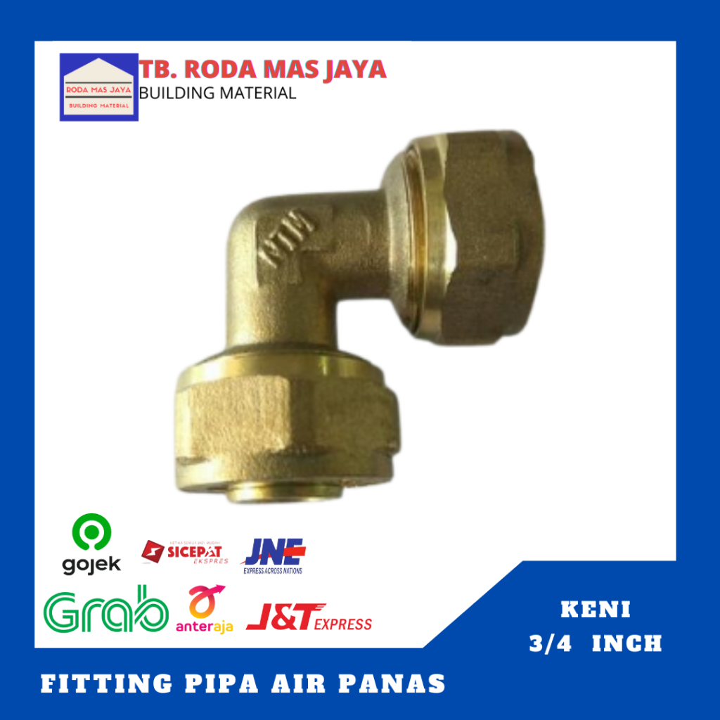 Fitting Pipa Air Panas/ Keni Air Panas 3/4"