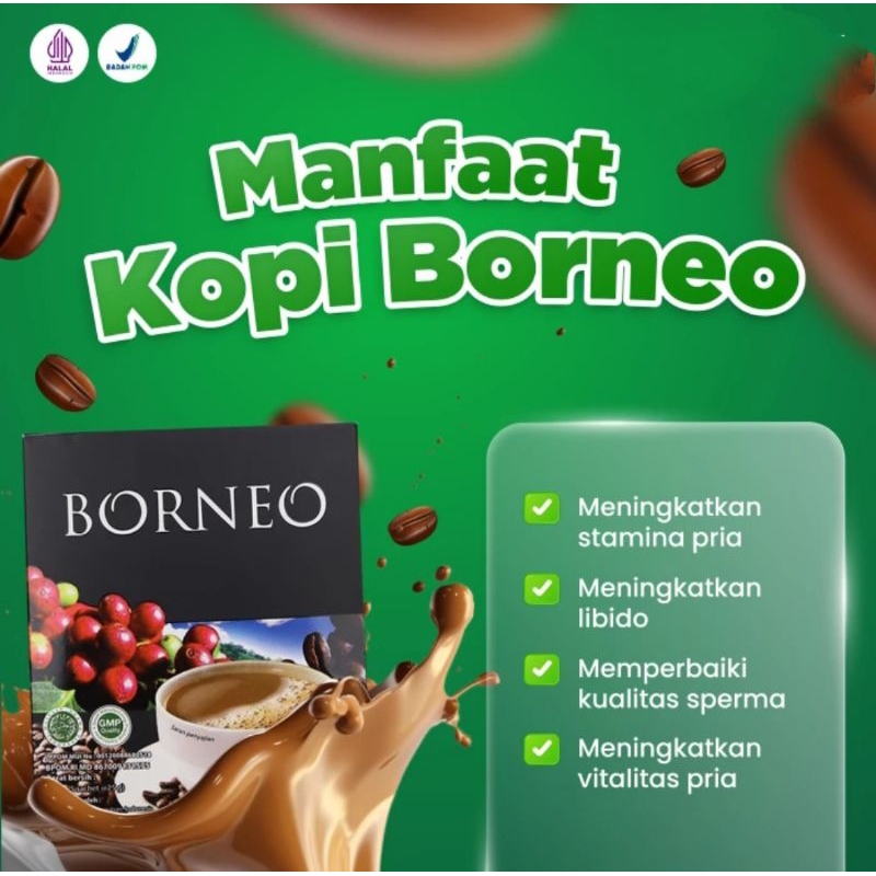 

KOPI BORNEO ORIGINAL STAMINA PRIA DEWASA ISI 5 SASHET