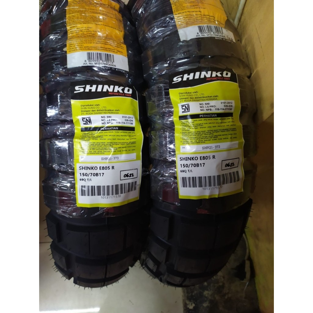 ban shinko e805 150/70-17 big block