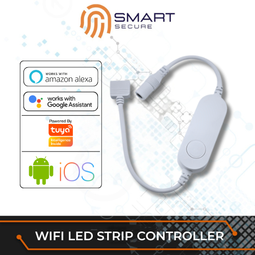SMART SECURE  Smart Wifi LED Strip Controller Lampu LED Strip