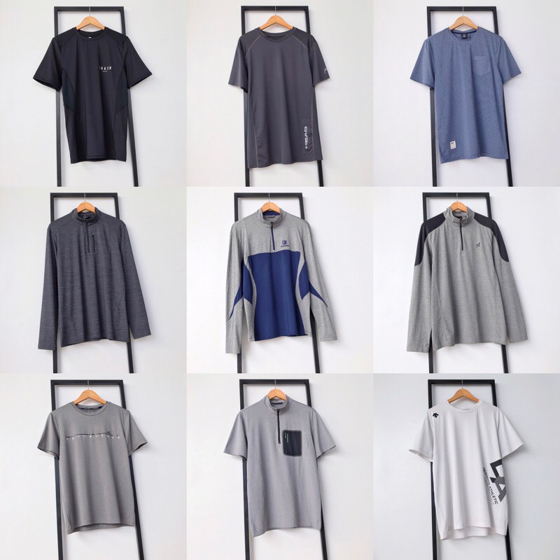 Kaos Dry Fit Pria Original Branded