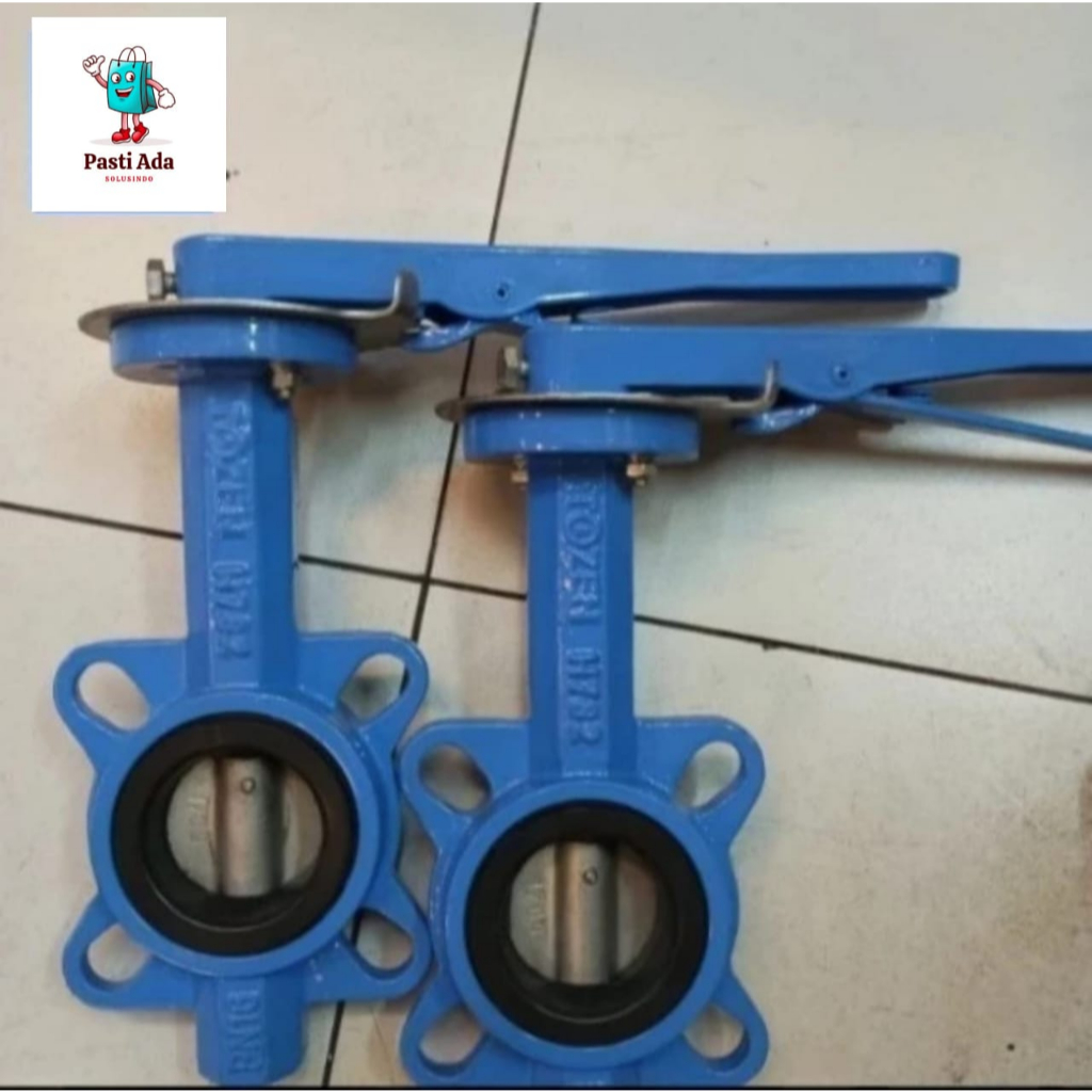 Butterfly Valve Lever TOZEN 6" Inch JIS 10K Body Cast Iron
